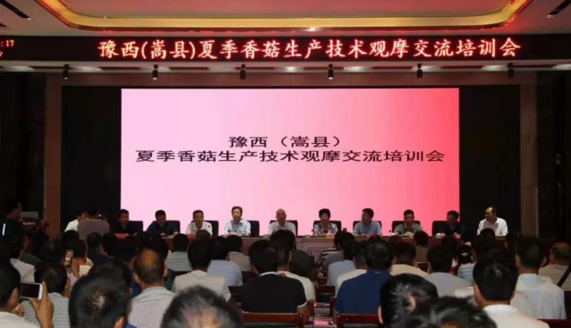 豫西(嵩縣)夏季香菇生產(chǎn)技術(shù)觀摩交流培訓(xùn)會成功舉辦