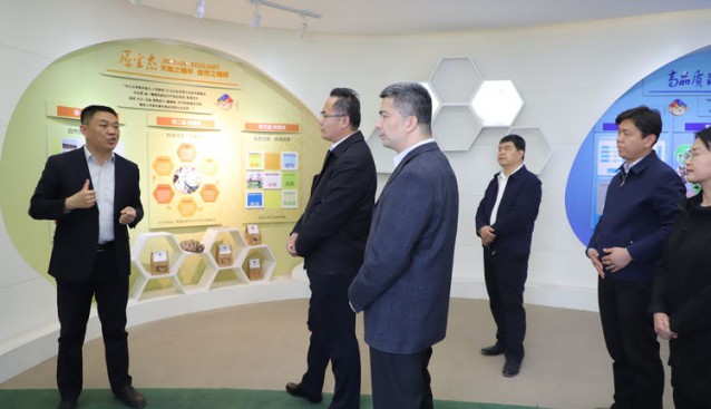 山東省委辦公廳“四進”工作組蒞臨七河生物公司調研