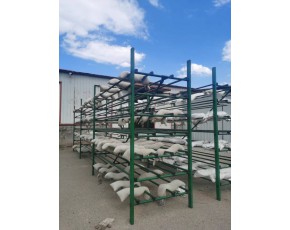 鋼塑管香菇菌架 拼裝式蘑菇架 成品出菇養菌架