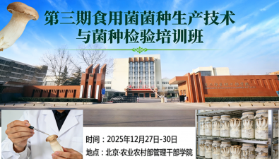 把握時(shí)代先機(jī)，從第三期食用菌菌種生產(chǎn)技術(shù)與菌種檢驗(yàn)培訓(xùn)班開(kāi)始